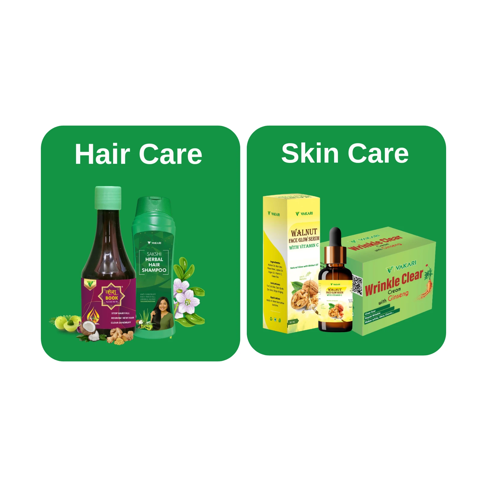 Vakari Shrawan Shringar Set – Complete Herbal Care for Hair & Skin