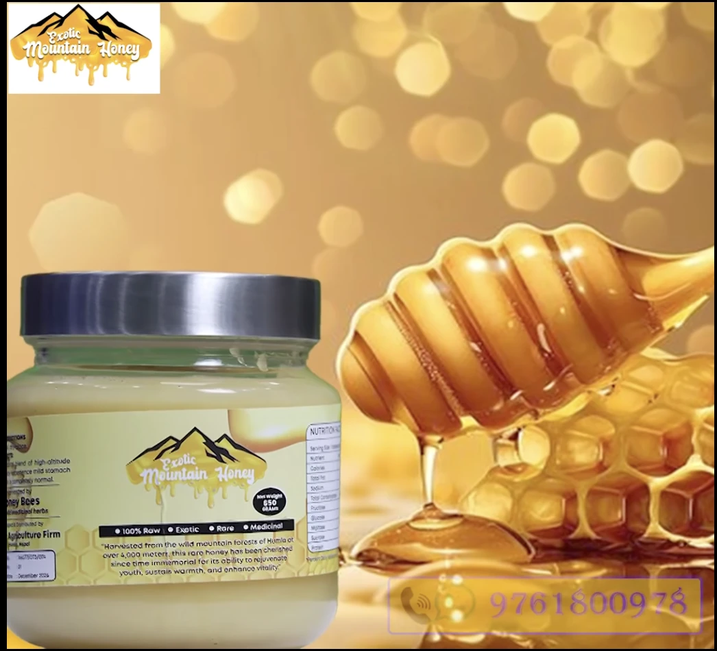 Organic Exotic Mountain Honey 650Gm